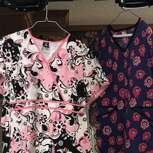Women’s Cherokee and Dickies scrub tops